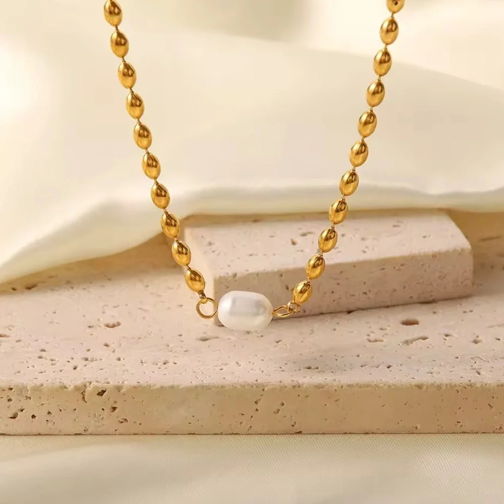 Luxury Minimal Gold Pearl Bracelet